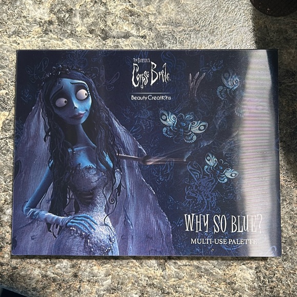 NWT Tim Burton's Corpse Bride x Beauty Creations"Why So Blue?" Multi-Use Palette - Picture 5 of 9